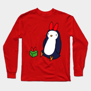 Christmas Gift Penguin Long Sleeve T-Shirt